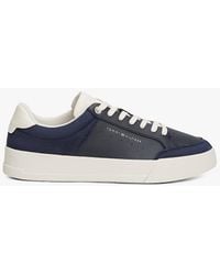 Tommy Hilfiger - Debossed Logo Court Trainers - Lyst