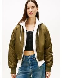 Tommy Hilfiger - Sleeve Pocket Twill Bomber Jacket - Lyst