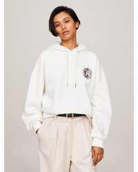 Tommy Hilfiger - Th Monogram Stamp Relaxed Fit Hoody - Lyst