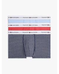 Tommy Hilfiger - Signature Set Van 3 Boxershorts Met Print En Logotaille - Lyst