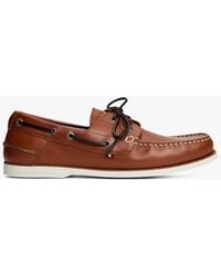 Tommy Hilfiger - Leather Lace-up Boat Shoes - Lyst