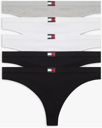 Tommy Hilfiger - 5-Pack Heritage Logo Thongs - Lyst