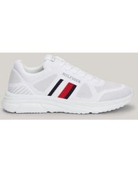 Tommy Hilfiger - Modern Knit Mid-top Runner Trainers - Lyst