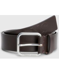 Tommy Hilfiger - Essential Finley Embossed Leather Belt - Lyst