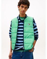 Tommy Hilfiger - Water Repellent Colour-Blocked Back Logo Gilet - Lyst