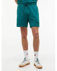 Tommy Hilfiger - Classic Tonal Logo Embroidery Sweat Shorts - Lyst