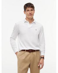 Tommy Hilfiger - 1985 Regular Fit Long Sleeve Polo Shirt - Lyst