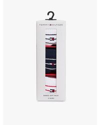 Tommy Hilfiger - 3 Pack Breton Stripe Socks Gift Box - Lyst