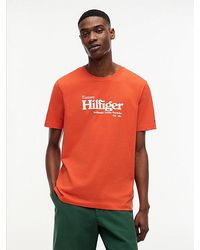 Tommy Hilfiger - Logo Graphic Jersey T-Shirt - Lyst