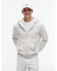 Tommy Hilfiger - Brushed Fleece Zip-thru Hoody - Lyst