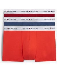 Tommy Hilfiger - 3-Pack Signature Repeat Logo Waistband Trunks - Lyst