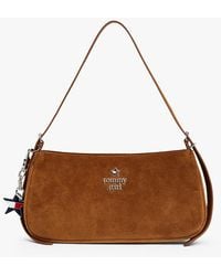 Tommy Hilfiger - Tommy Girl Logo Suede Shoulder Bag - Lyst