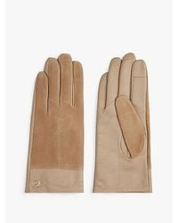 Tommy Hilfiger - Chic Leren Handschoenen Met Suède Achterkant - Lyst