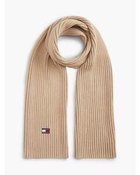 Tommy Hilfiger - Tommy Jeans Heritage Logo Rib Knit Scarf - Lyst