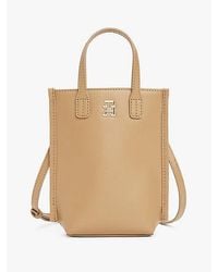 Tommy Hilfiger - Bolsa Para Móvil Con Bandolera Y Monograma Th - Lyst
