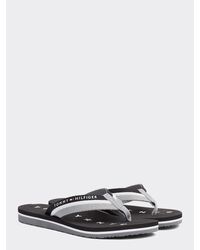 Tommy Hilfiger Webbing Beach Sandals - Zwart