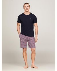 Tommy Hilfiger - Th Original T-shirt And Shorts Print Pyjama Set - Lyst