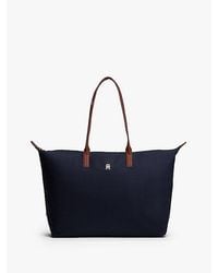 Tommy Hilfiger - Tote-Bag Mit Th-Monogramm Und Emblem - Lyst