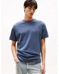 Tommy Hilfiger - Relaxed Fit T-Shirt Met Logo Op De Achterkant - Lyst