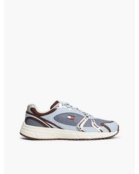 Tommy Hilfiger - Tommy Jeans Logo Mixed Texture Trainers - Lyst