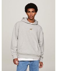 Tommy Hilfiger - Relaxed Fit Hoodie Met Signature-logo - Lyst