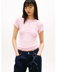 Tommy Hilfiger - Smock Slim Seersucker T-Shirt - Lyst