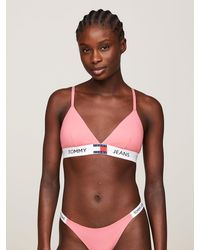 Tommy Hilfiger - Heritage Padded Triangle Bra - Lyst