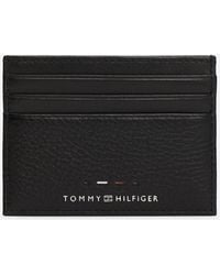 Tommy Hilfiger - Premium Leather Logo Credit Card Holder - Lyst