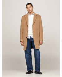 Tommy Hilfiger - Smart Casual Wool Blend Coat - Lyst