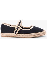 Tommy Hilfiger - Canvas Mary Jane Espadrilles - Lyst