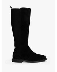 Tommy Hilfiger - Overknee Laars Van Suède - Lyst