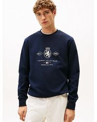Tommy Hilfiger - Graphic Sweatshirt Met Varsity-Embleem - Lyst