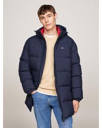 Tommy Hilfiger - Down Hooded Casual Puffer Jacket - Lyst