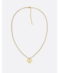 Tommy Hilfiger - Stainless Steel Th Monogram Heart Bracelet - Lyst