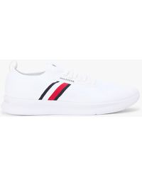 Tommy Hilfiger - Hilfiger Monotype Lightweight Knit Trainers - Lyst