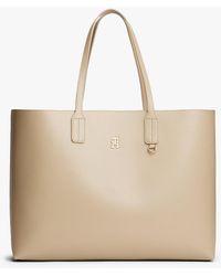 Tommy Hilfiger - Cabas À Plaque Monogramme Th - Lyst