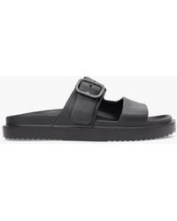 Tommy Hilfiger - Double Strap Enamel Flag Lightweight Sandals - Lyst