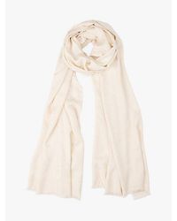 Tommy Hilfiger - Bufanda Con Flecos Y Monograma Th - Lyst