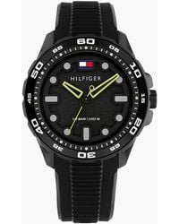Tommy Hilfiger - Silicone Strap Watch - Lyst