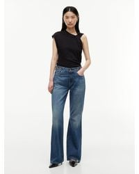 Tommy Hilfiger - Flag Horsebit Mid Rise Flared Jeans - Lyst