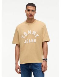 Tommy Hilfiger - Tommy Jeans Classic Logo Oversized Jersey T-Shirt - Lyst