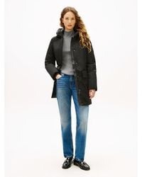 Tommy Hilfiger - Contrast Hood Padded Parka - Lyst