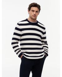 Tommy Hilfiger - Crochet Stripe Relaxed Jumper - Lyst