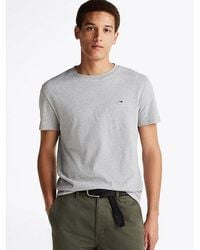 Tommy Hilfiger - Set Van 2 Extra Slim Fit T-Shirts Met Vlag - Lyst