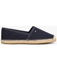 Tommy Hilfiger - Espadrilles En Toile À Drapeau Brodé - Lyst