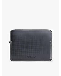 Tommy Hilfiger - Textured Micro Flag Laptop Pouch - Lyst