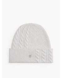 Tommy Hilfiger - Chic Fluffy Beanie With Wool - Lyst