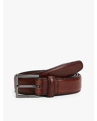 Tommy Hilfiger - Square Buckle Leather Belt - Lyst