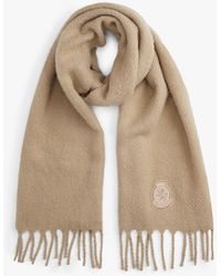 Tommy Hilfiger - Écharpe À Motif En Laine Mélangée Duveteuse - Lyst