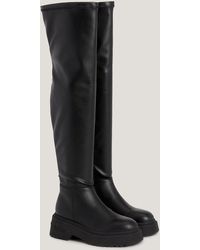 Tommy Hilfiger - Chunky Outsole Over Knee Boots - Lyst